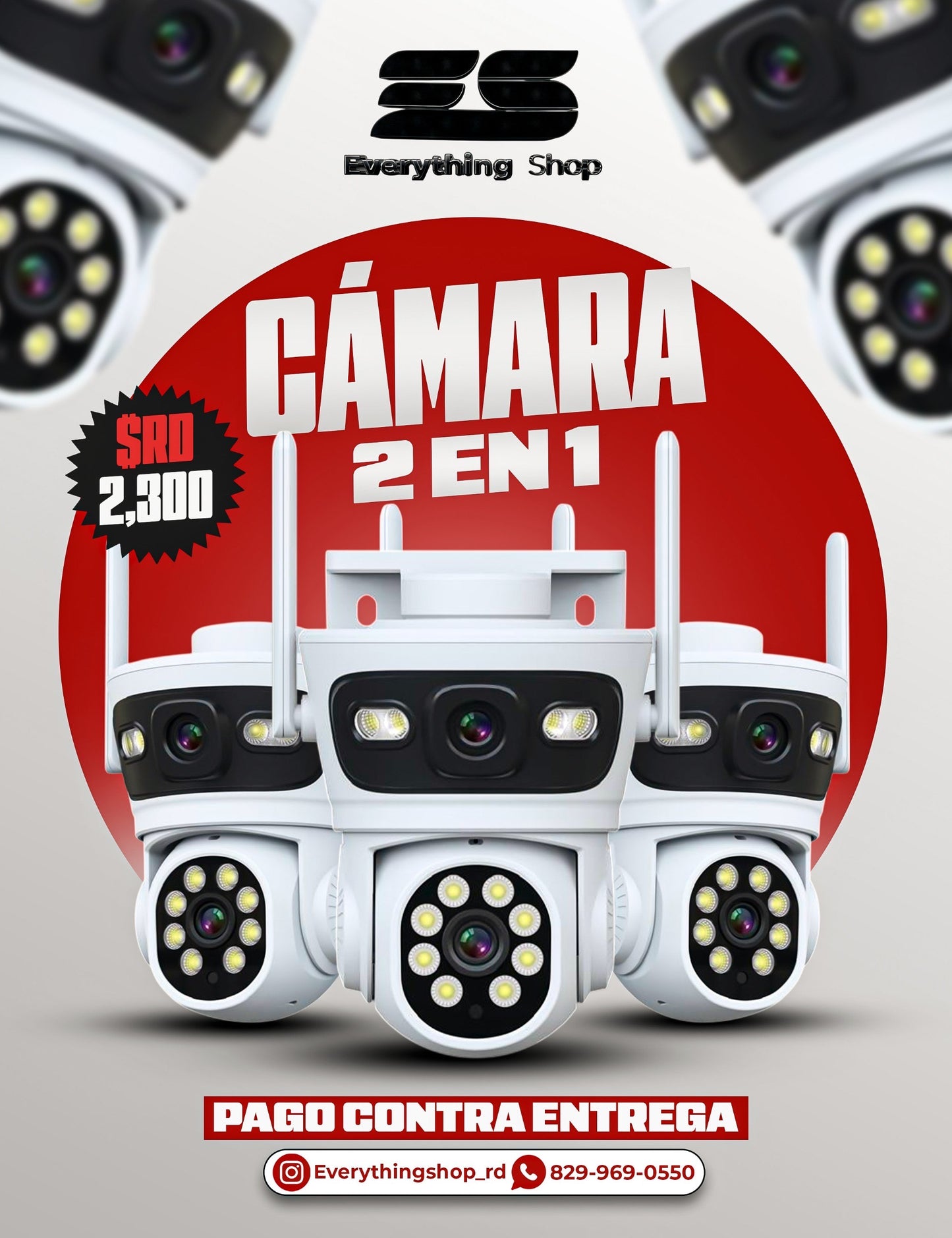 Cámara de Seguridad 2 en 1 I Camwifi™📸 I Con memoria de 32 Gb gratis