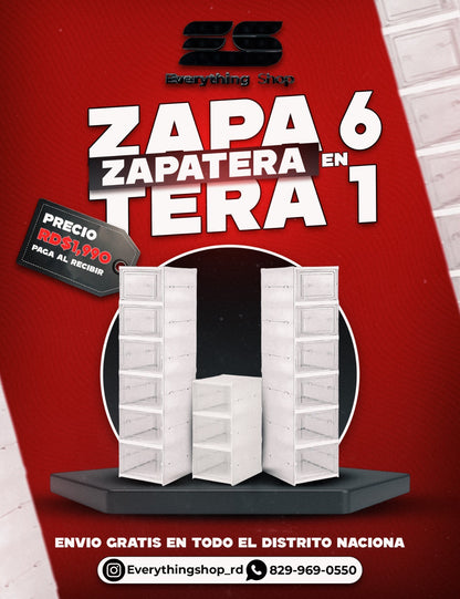 ZAPATERA 6 EN 1 👟 I Obten 6 espacios por el precio de 1 I Envio Gratis!