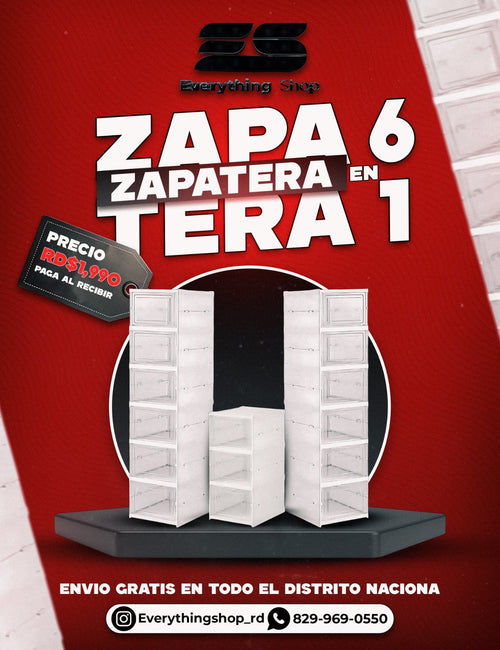 ZAPATERA 6 EN 1 👟 I Obten 6 espacios por el precio de 1 I Envio Gratis!