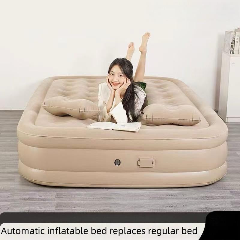 Colchon Autoinflable™ l Se llena solo + 2 Almohadas Gratis l 2m de largo/1.5m de ancho.