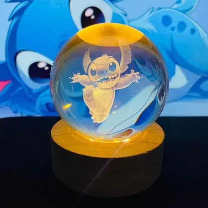 Esfera De Luz Led De Stitch🌀I + 2 pulseras de Stitch Gratis!